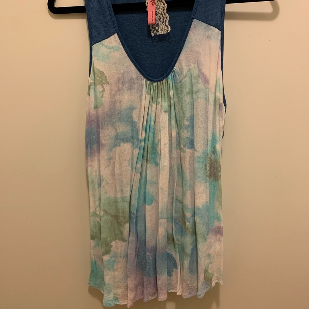 Cinnamon Girl blue blouse